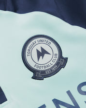 Torquay United FC 26/27 Vertex Half Zip Top Youth Clearwater/Navy