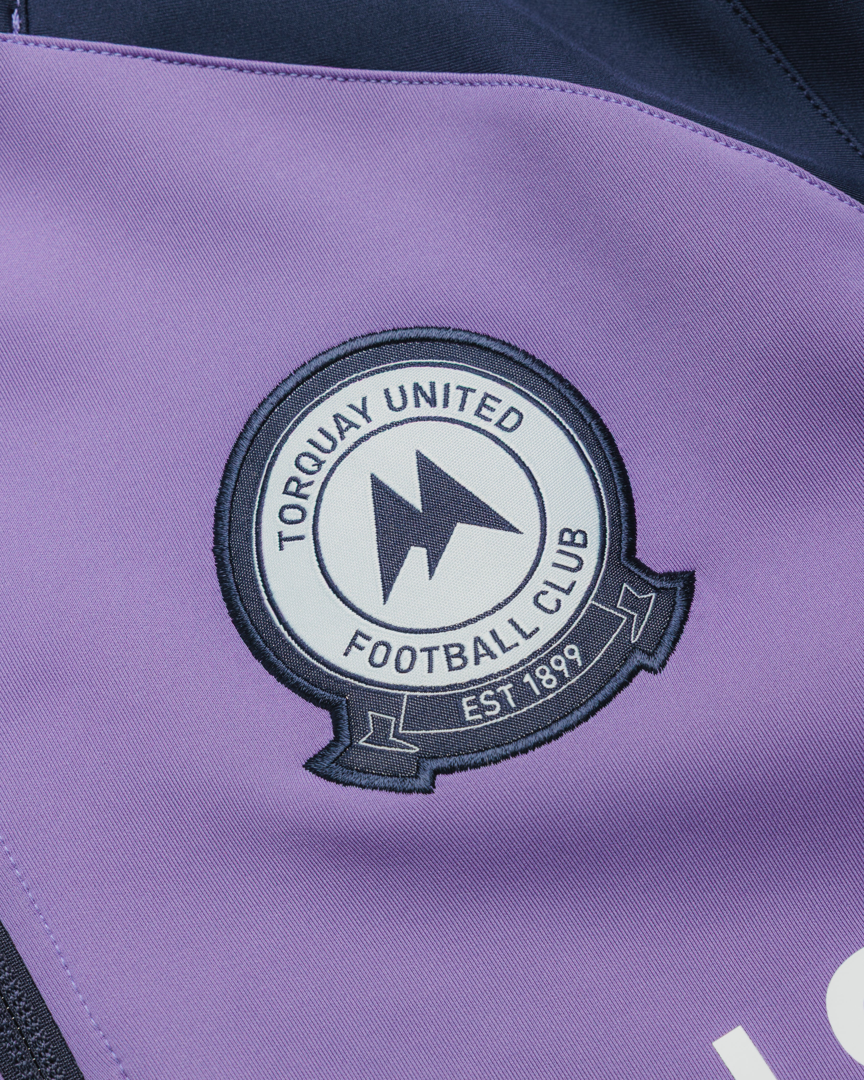 Torquay United FC 26/27 Vertex Half Zip Top Dusted Peri/Navy/Clearwater