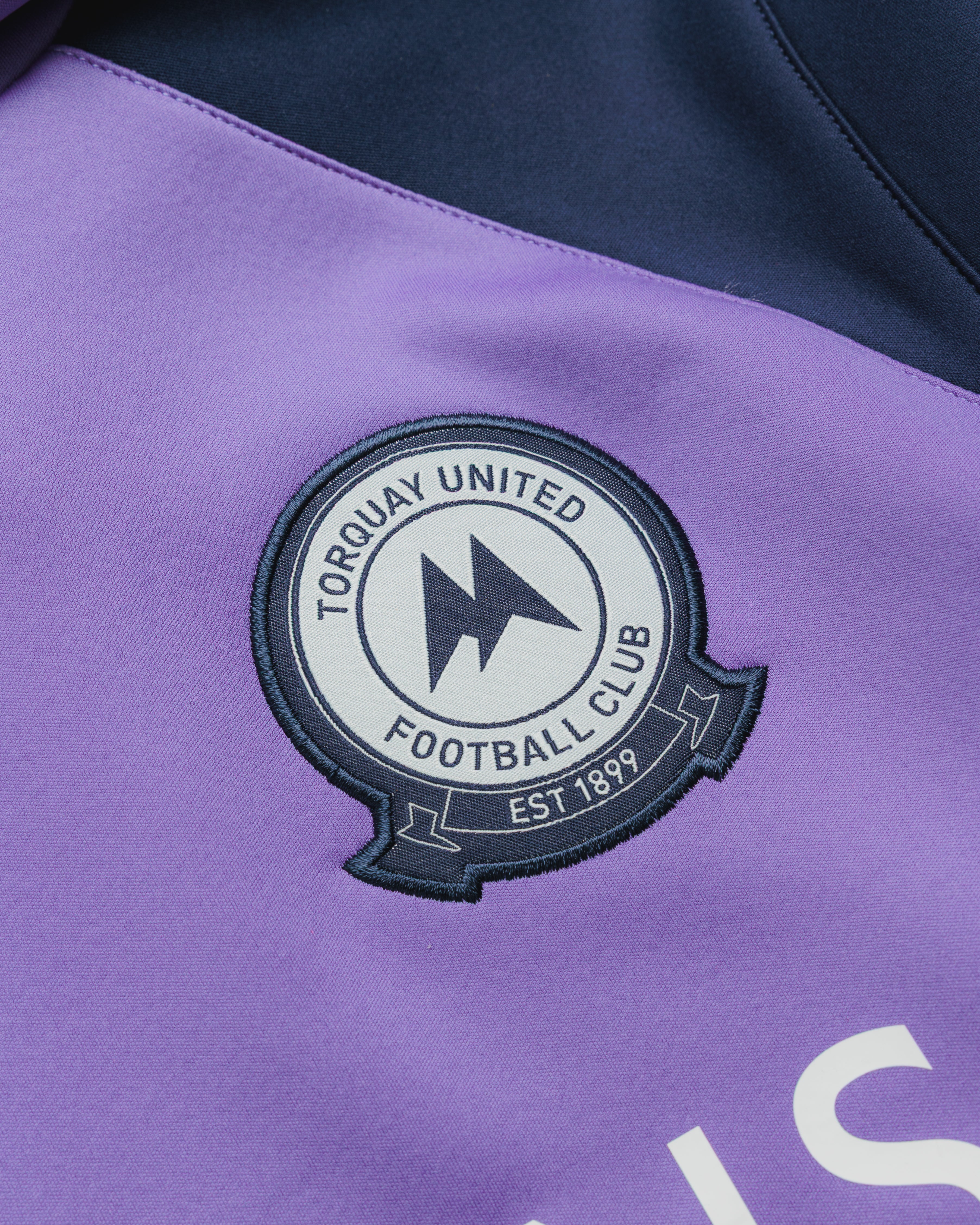 Torquay United FC 26/27 Vertex Training Hoodie Dusted Peri/Navy/Clearwater
