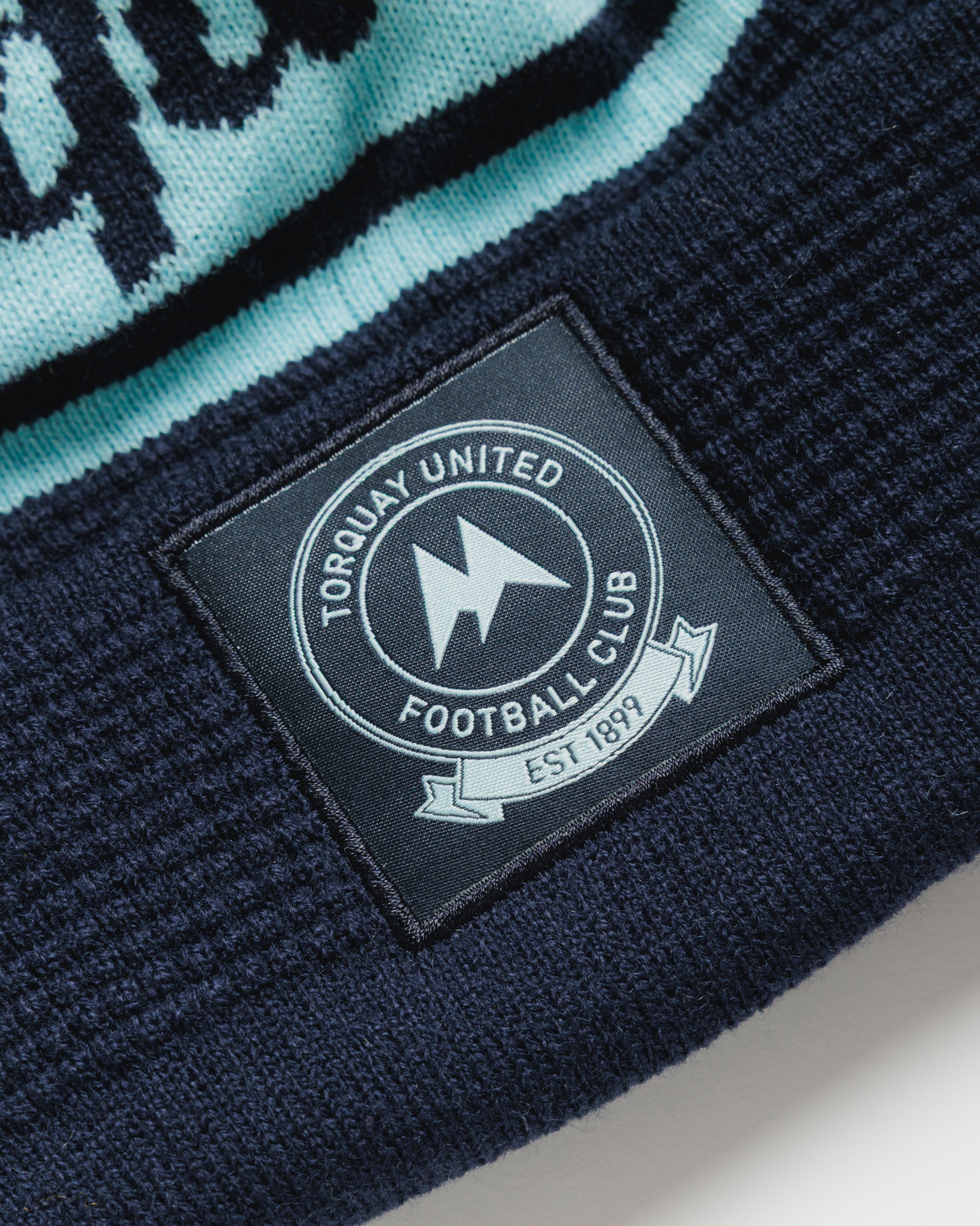 Torquay United FC 26/27 Bobble Hat Navy/Clearwater