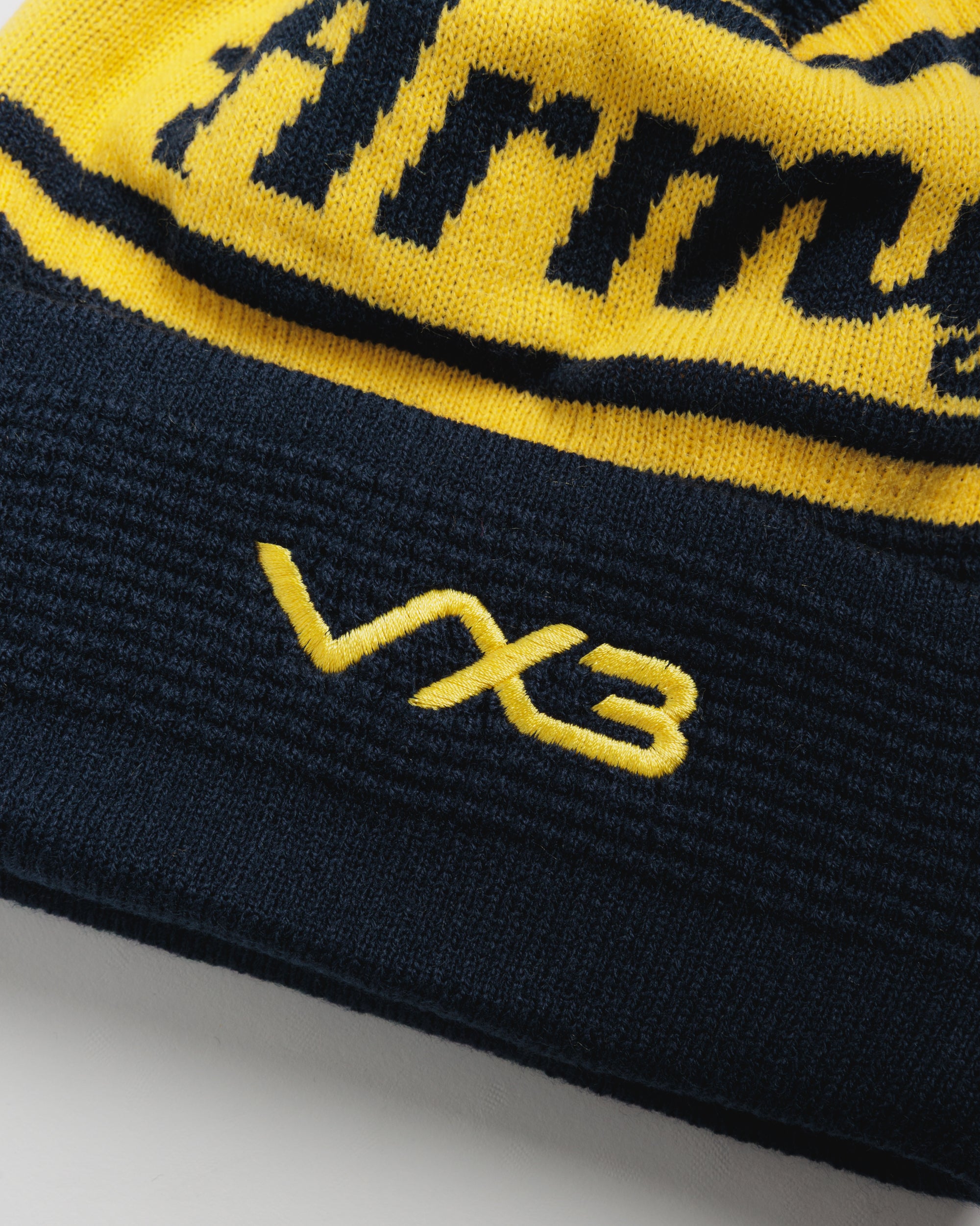 Torquay United FC 26/27 Bobble Hat Navy/Yellow