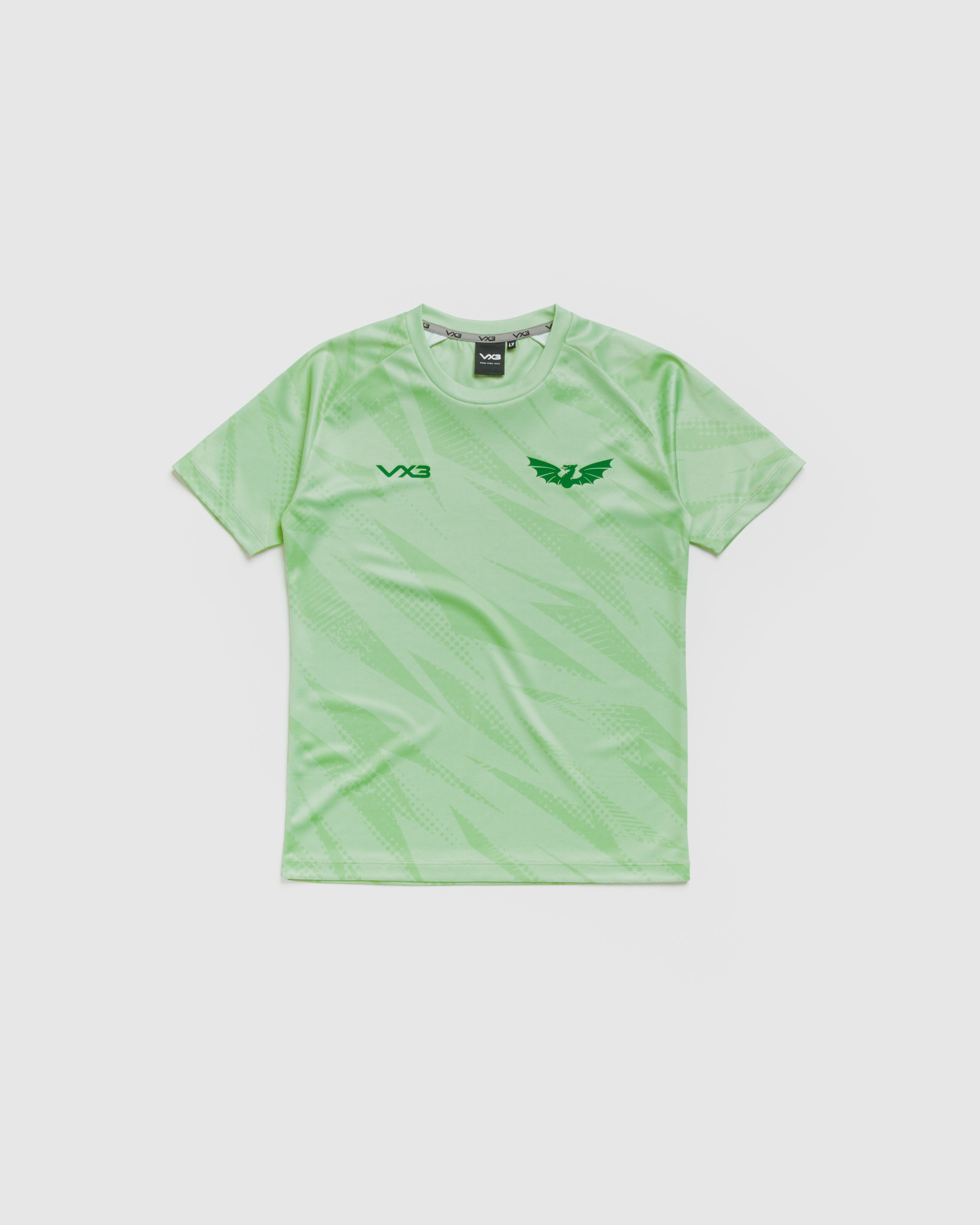 Scarlets 26/27 Warm Up Tee Youth Bright Mint/Dark Mint