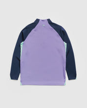 Scarlets 26/27 Vertex Half Zip Top Dusted Peri/Navy/Bright Mint