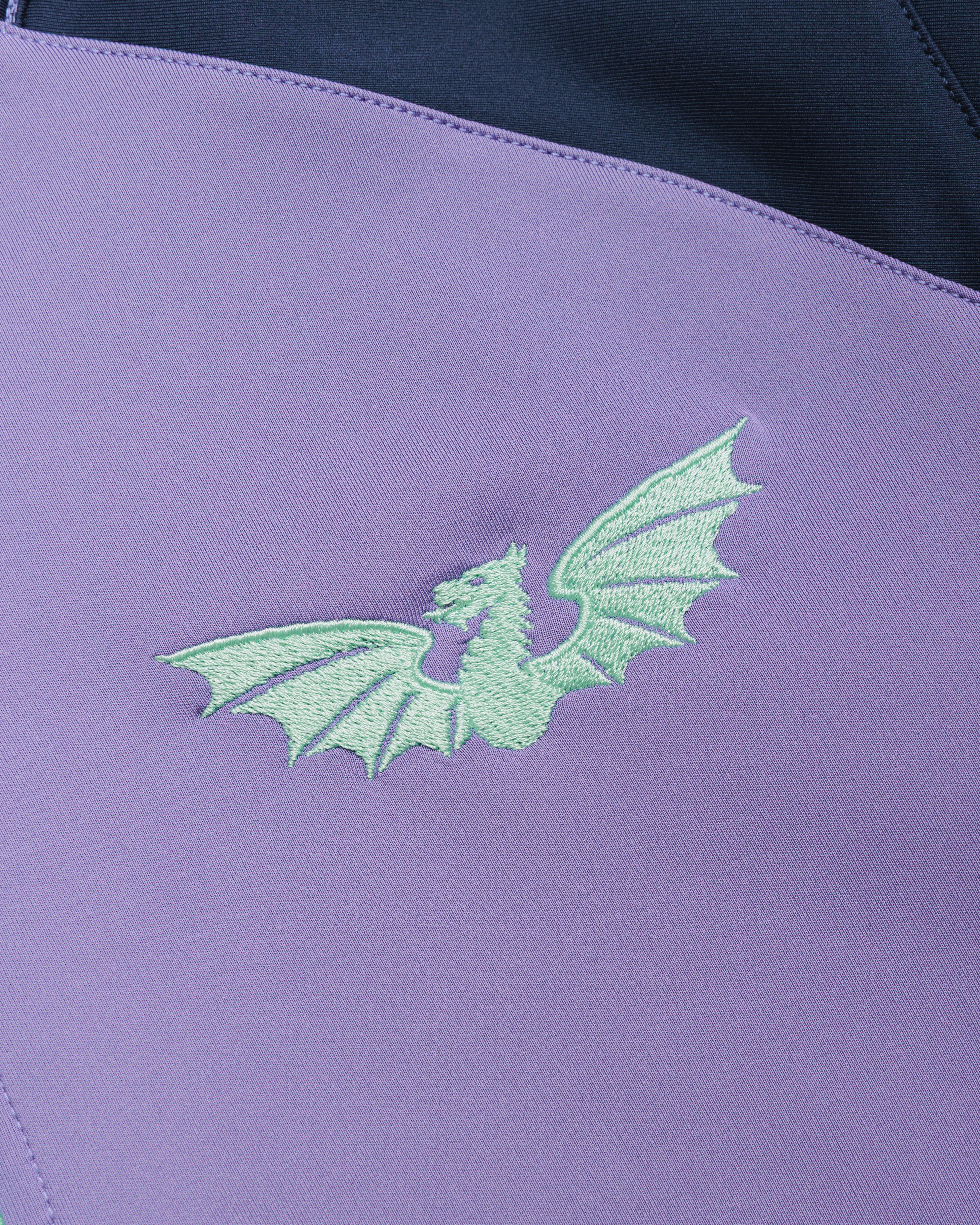 Scarlets 26/27 Vertex Half Zip Top Dusted Peri/Navy/Bright Mint