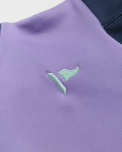 Scarlets 26/27 Vertex Half Zip Top Dusted Peri/Navy/Bright Mint