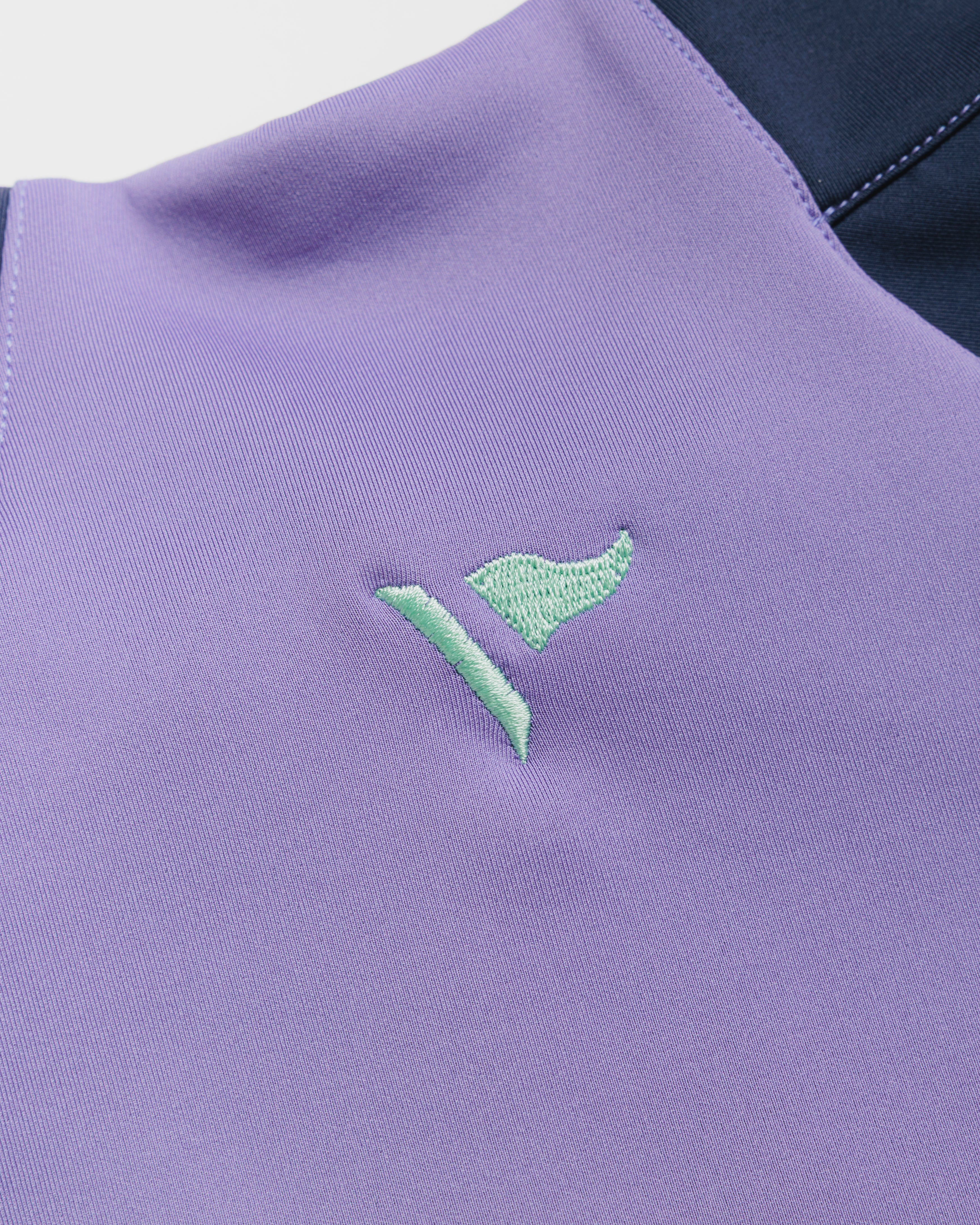 Scarlets 26/27 Vertex Half Zip Top Dusted Peri/Navy/Bright Mint