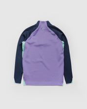 Scarlets 26/27 Vertex Half Zip Top Youth Dusted Peri/Navy/Bright Mint