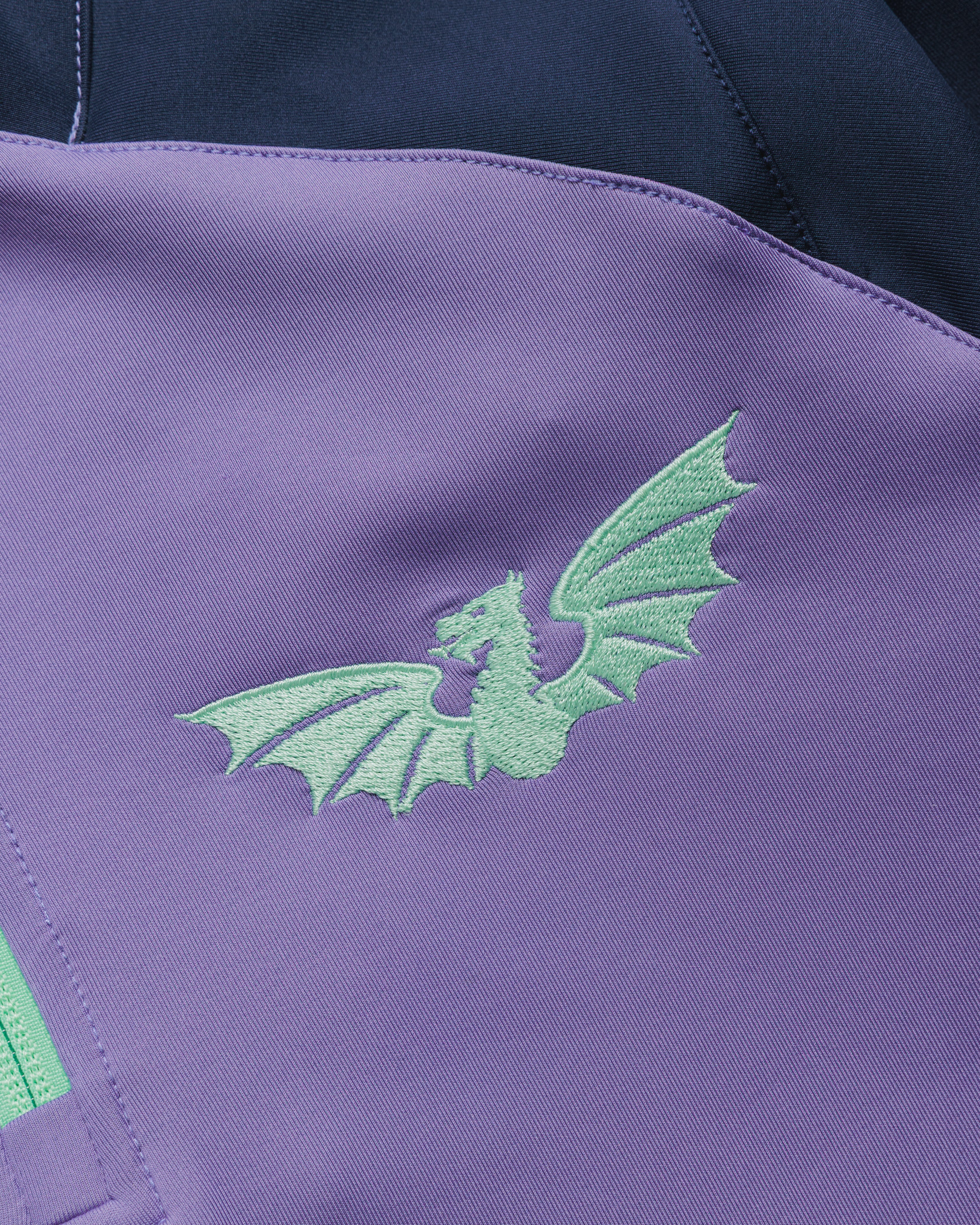 Scarlets 26/27 Vertex Half Zip Top Youth Dusted Peri/Navy/Bright Mint