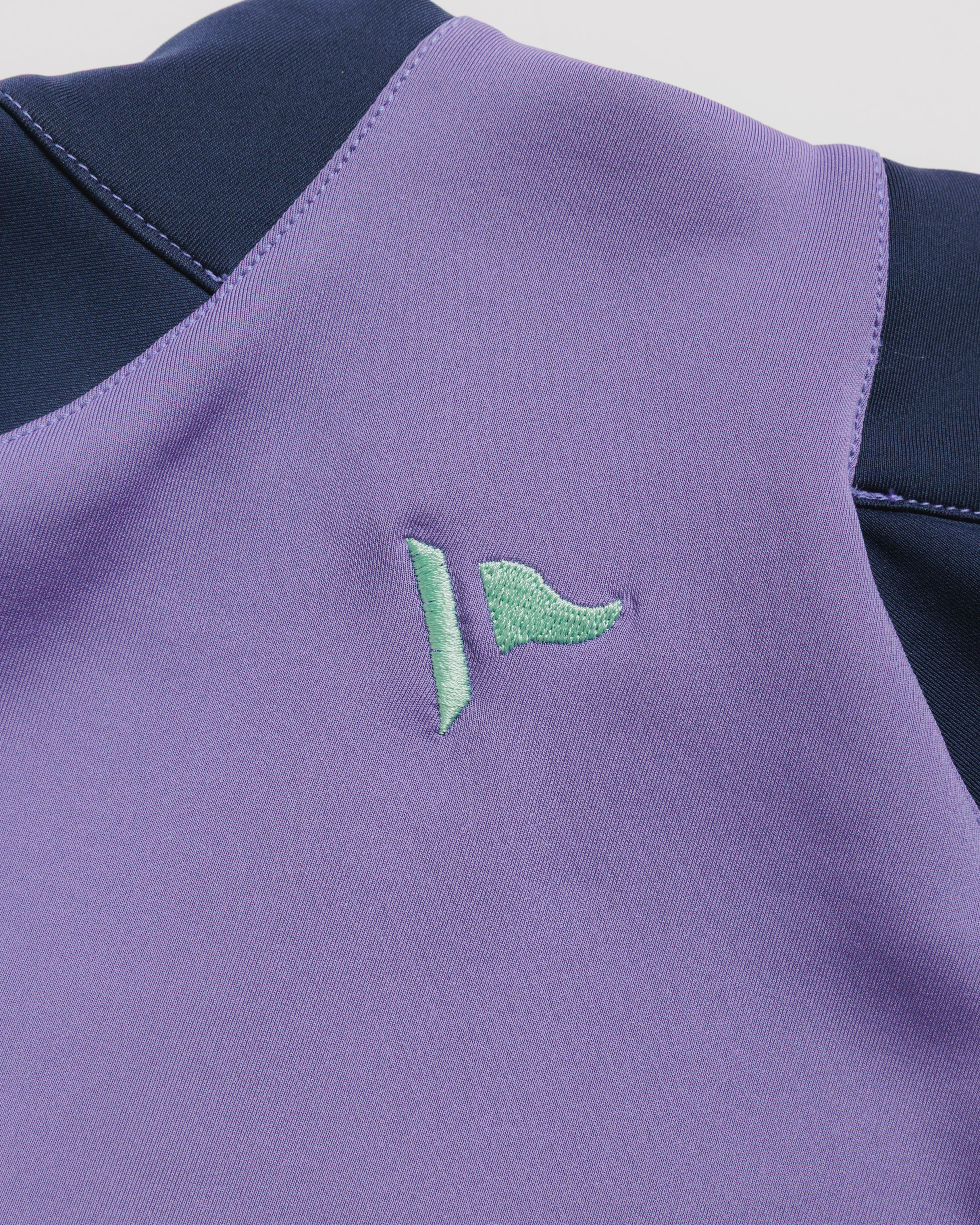 Scarlets 26/27 Vertex Half Zip Top Youth Dusted Peri/Navy/Bright Mint