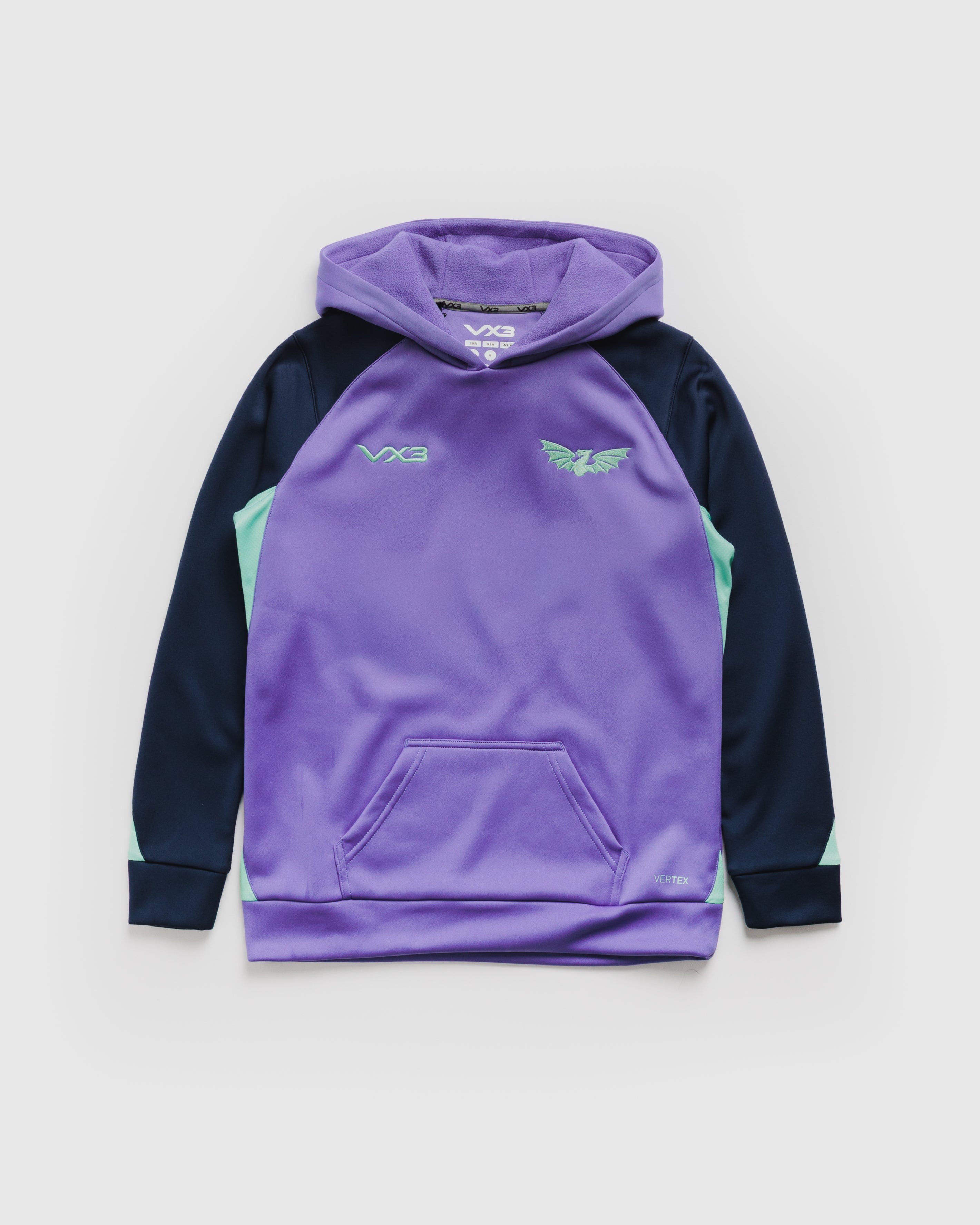 Scarlets 26/27 Vertex Training Hoodie Womens Dusted Peri/Navy/Bright Mint