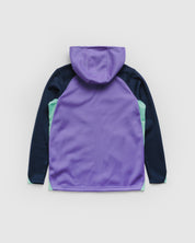 Scarlets 26/27 Vertex Zip Up Hoodie Youth Dusted Peri/Navy/Bright Mint