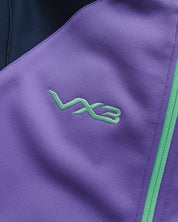 Scarlets 26/27 Vertex Zip Up Hoodie Youth Dusted Peri/Navy/Bright Mint