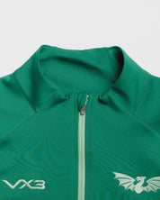 Scarlets 26/27 Vertex Half Zip Top Sage/Bright Mint