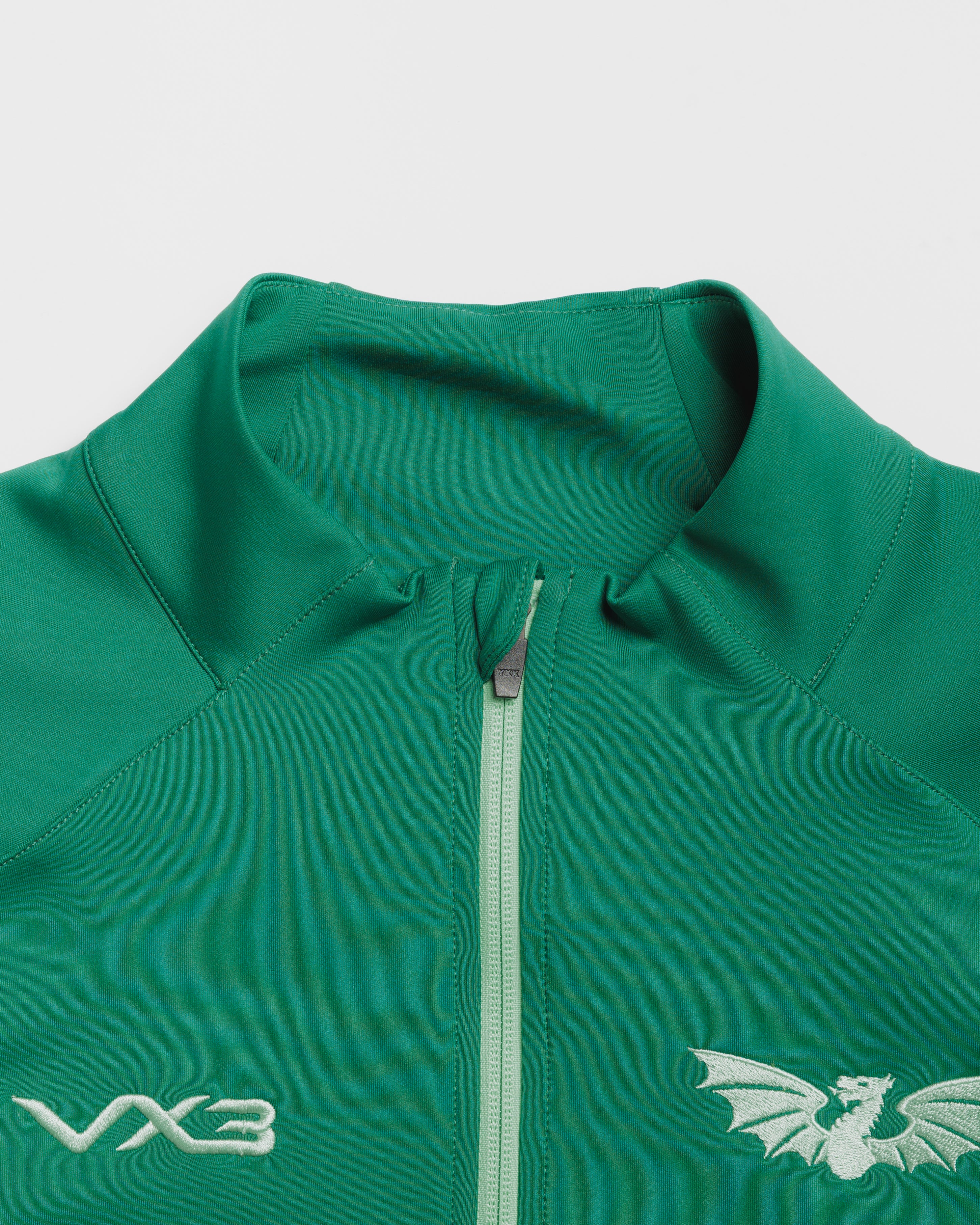Scarlets 26/27 Vertex Half Zip Top Sage/Bright Mint