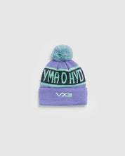 Scarlets 26/27 Bobble Hat Dusted Peri/Navy/Bright Mint
