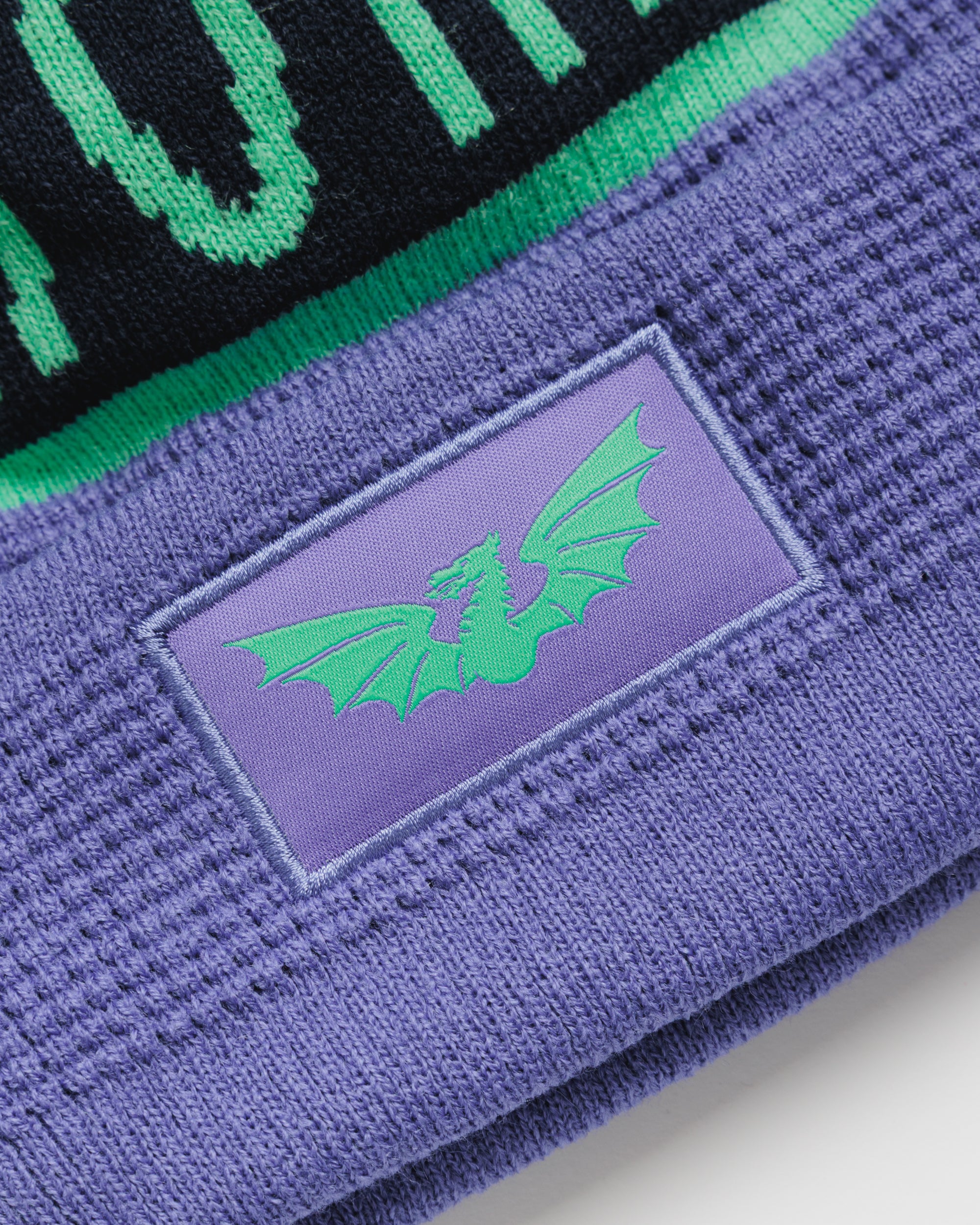 Scarlets 26/27 Bobble Hat Dusted Peri/Navy/Bright Mint
