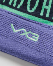 Scarlets 26/27 Bobble Hat Dusted Peri/Navy/Bright Mint