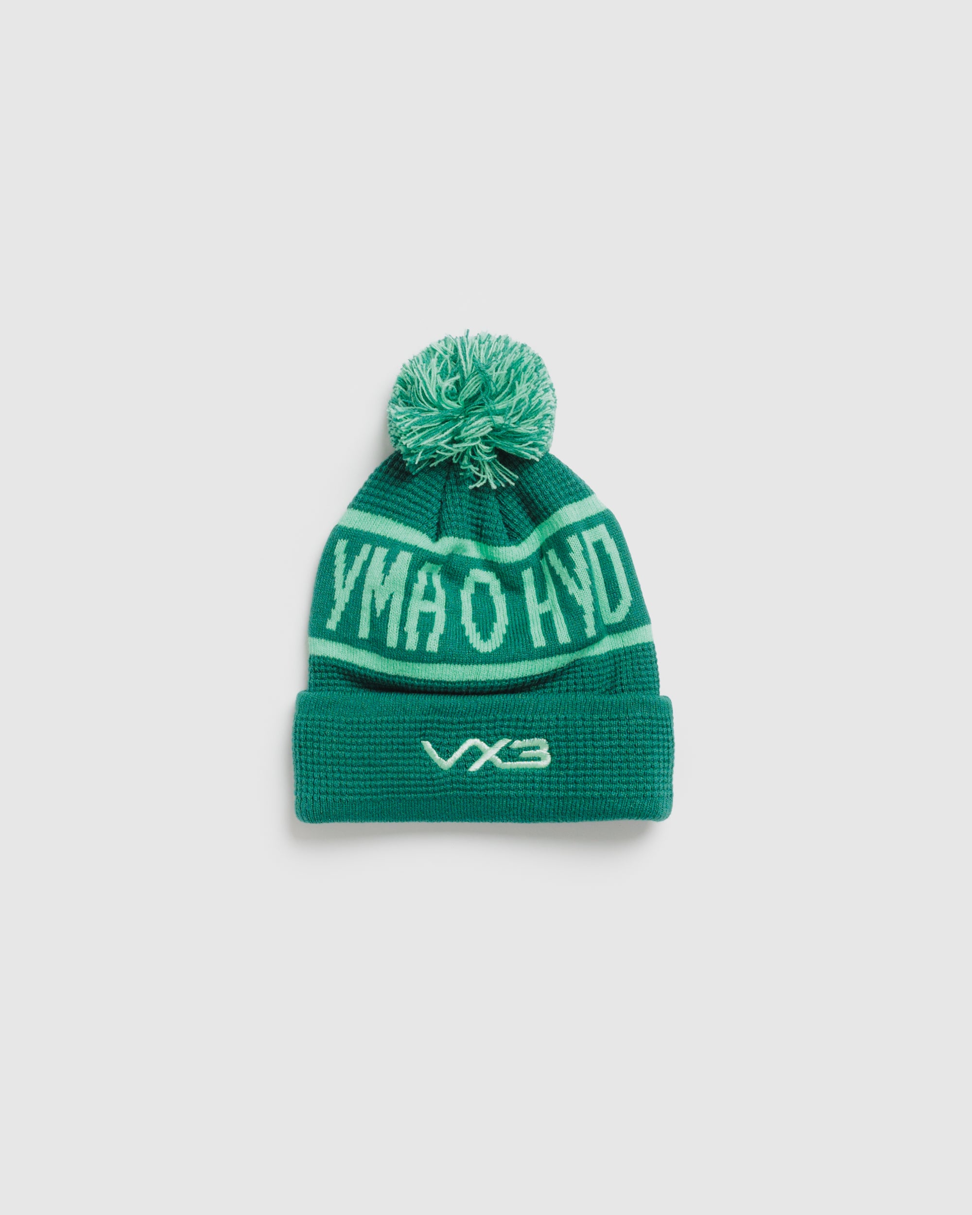 Scarlets 26/27 Bobble Hat Sage/Bright Mint