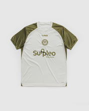 Newport County AFC 26/27 Vertex Training Tee Ecru/Dark Olive