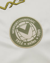 Newport County AFC 26/27 Vertex Training Tee Ecru/Dark Olive