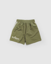 Newport County AFC 26/27 Vertex Gym Shorts Dark Olive/Ecru