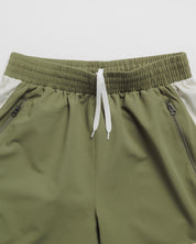 Newport County AFC 26/27 Vertex Gym Shorts Dark Olive/Ecru