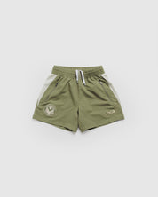 Newport County AFC 26/27 Vertex Gym Shorts Youth Dark Olive/Ecru