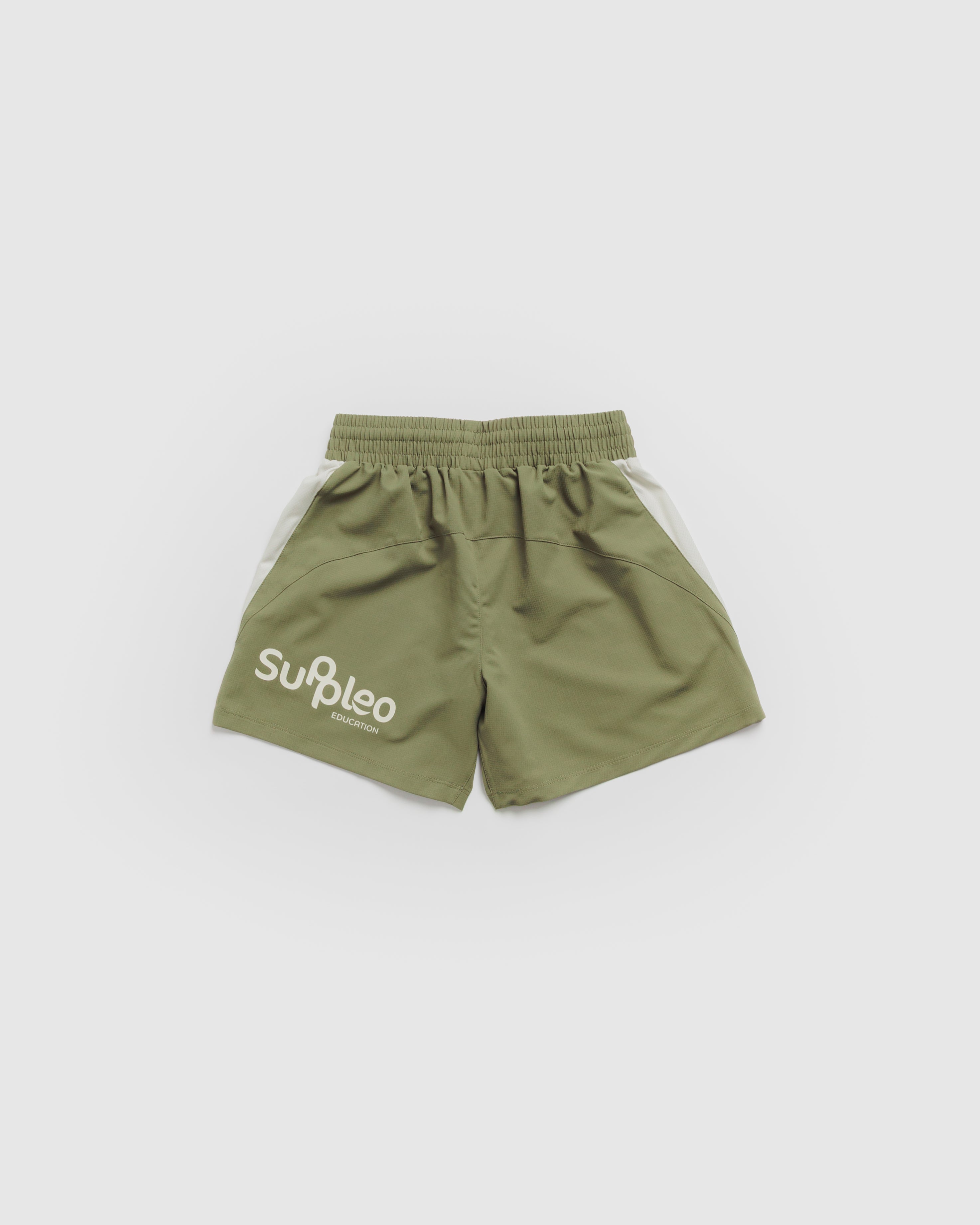 Newport County AFC 26/27 Vertex Gym Shorts Youth Dark Olive/Ecru