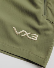 Newport County AFC 26/27 Vertex Gym Shorts Youth Dark Olive/Ecru