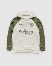 Newport County AFC 26/27 Vertex Training Hoodie Ecru/Dark Olive