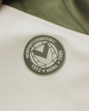 Newport County AFC 26/27 Vertex Training Hoodie Ecru/Dark Olive