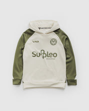 Newport County AFC 26/27 Vertex Training Hoodie Womens Ecru/Dark Olive