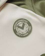 Newport County AFC 26/27 Vertex Training Hoodie Womens Ecru/Dark Olive