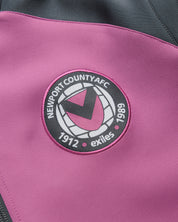 Newport County AFC 26/27 Vertex Half Zip Top Grape/Charcoal/White
