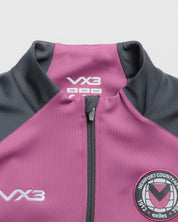 Newport County AFC 26/27 Vertex Half Zip Top Grape/Charcoal/White