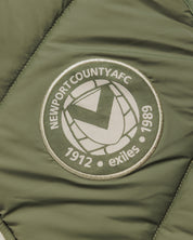 Newport County AFC 26/27 Ventus Gilet Dark Olive/Ecru