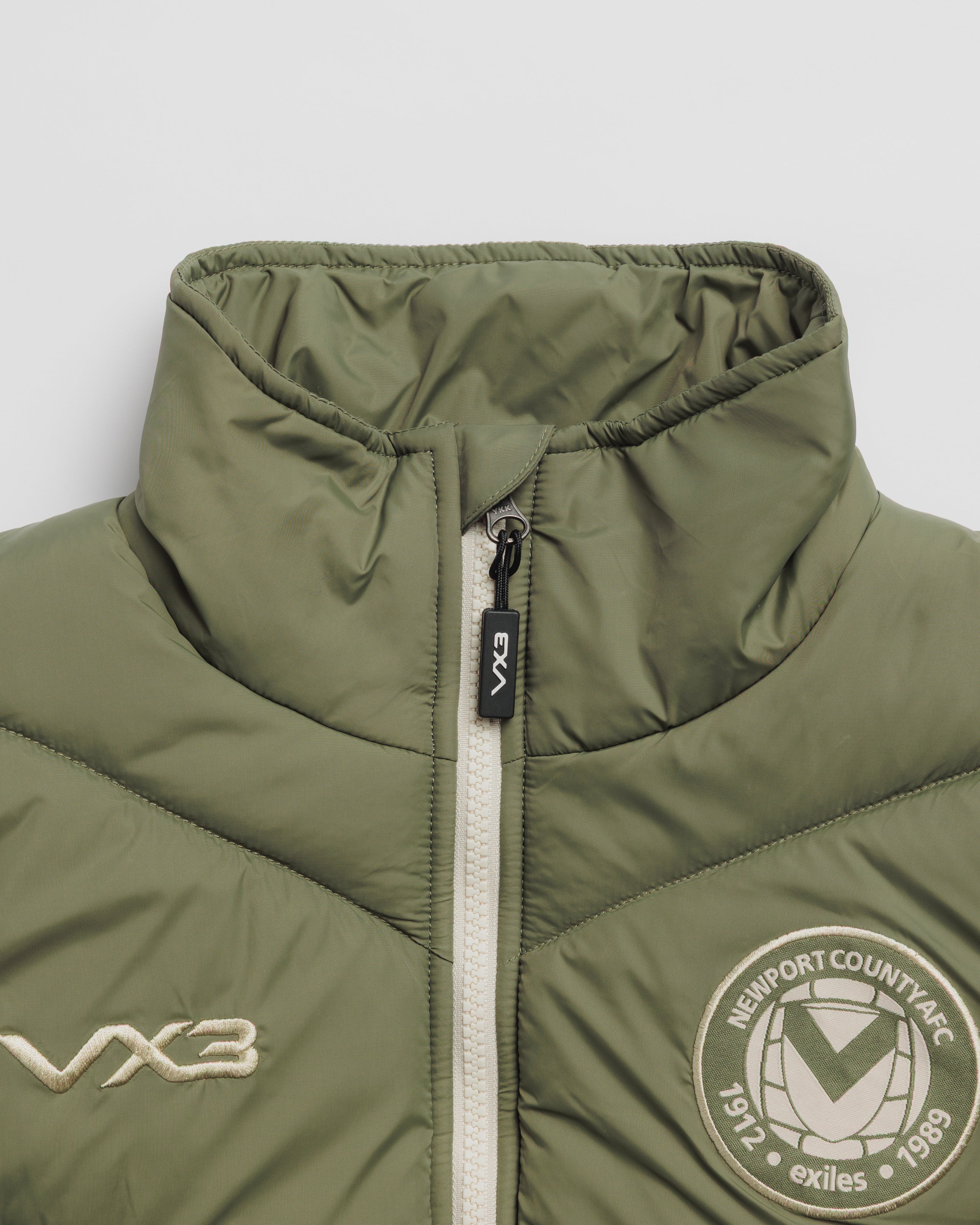Newport County AFC 26/27 Ventus Gilet Dark Olive/Ecru