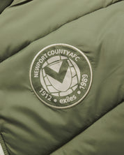 Newport County AFC 26/27 Lorica Jacket Dark Olive/Ecru