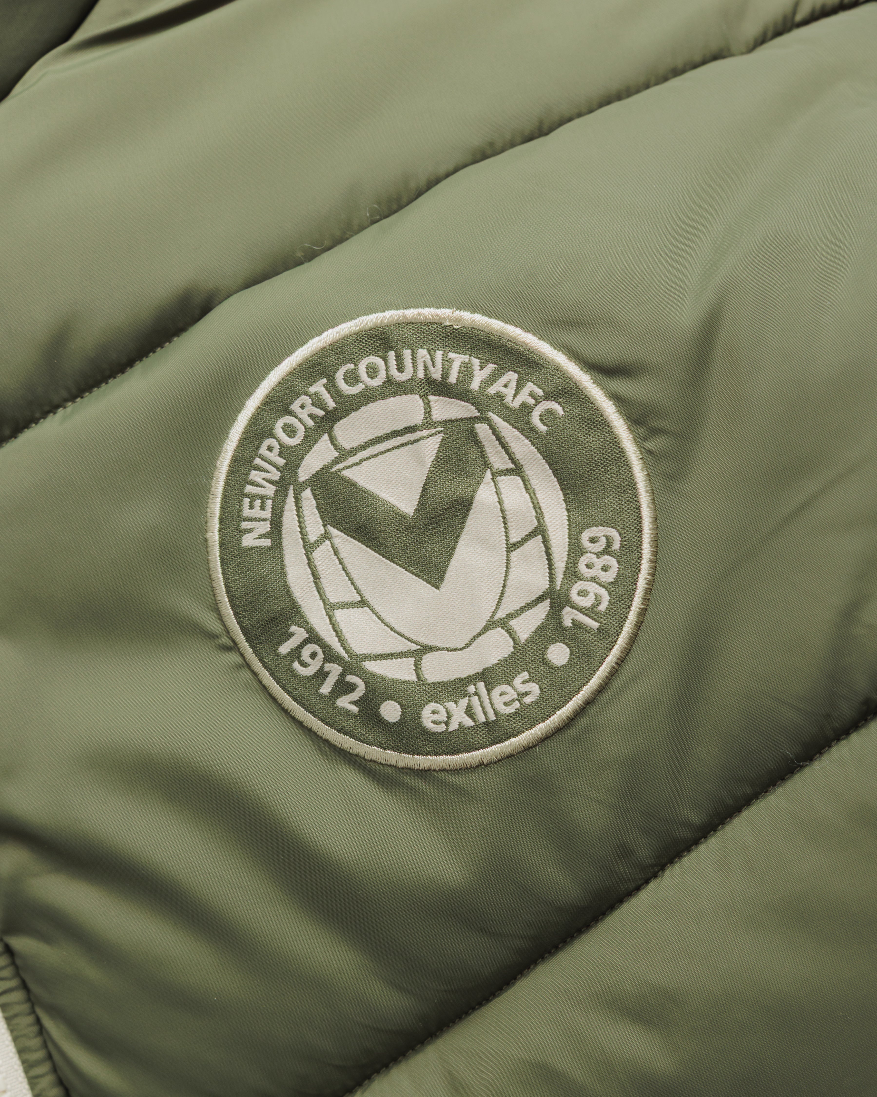 Newport County AFC 26/27 Lorica Jacket Dark Olive/Ecru