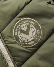 Newport County AFC 26/27 Lorica Jacket Youth Dark Olive/Ecru