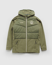 Newport County AFC 26/27 Tempest Hybrid Jacket Dark Olive/Ecru
