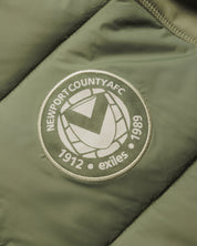 Newport County AFC 26/27 Tempest Hybrid Jacket Dark Olive/Ecru