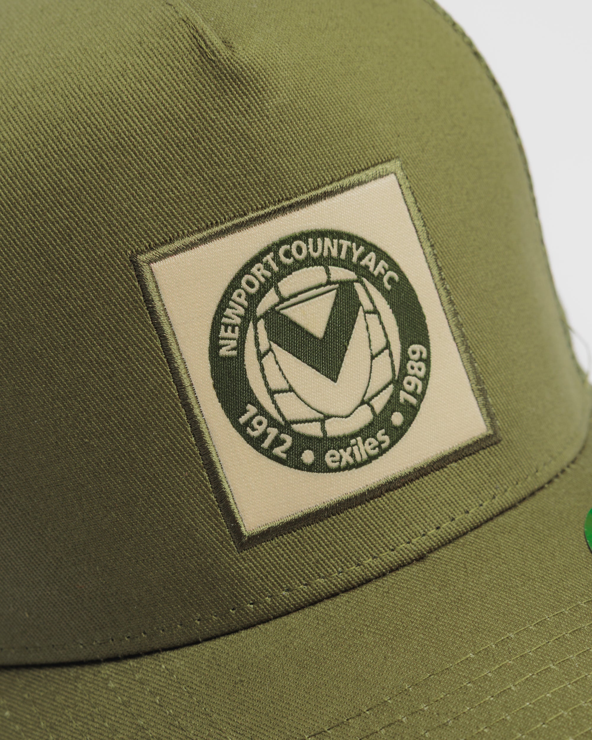 Newport County AFC 26/27 Trucker Cap Dark Olive/Ecru