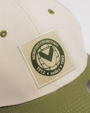 Newport County AFC 26/27 Classic Cap Ecru/Dark Olive