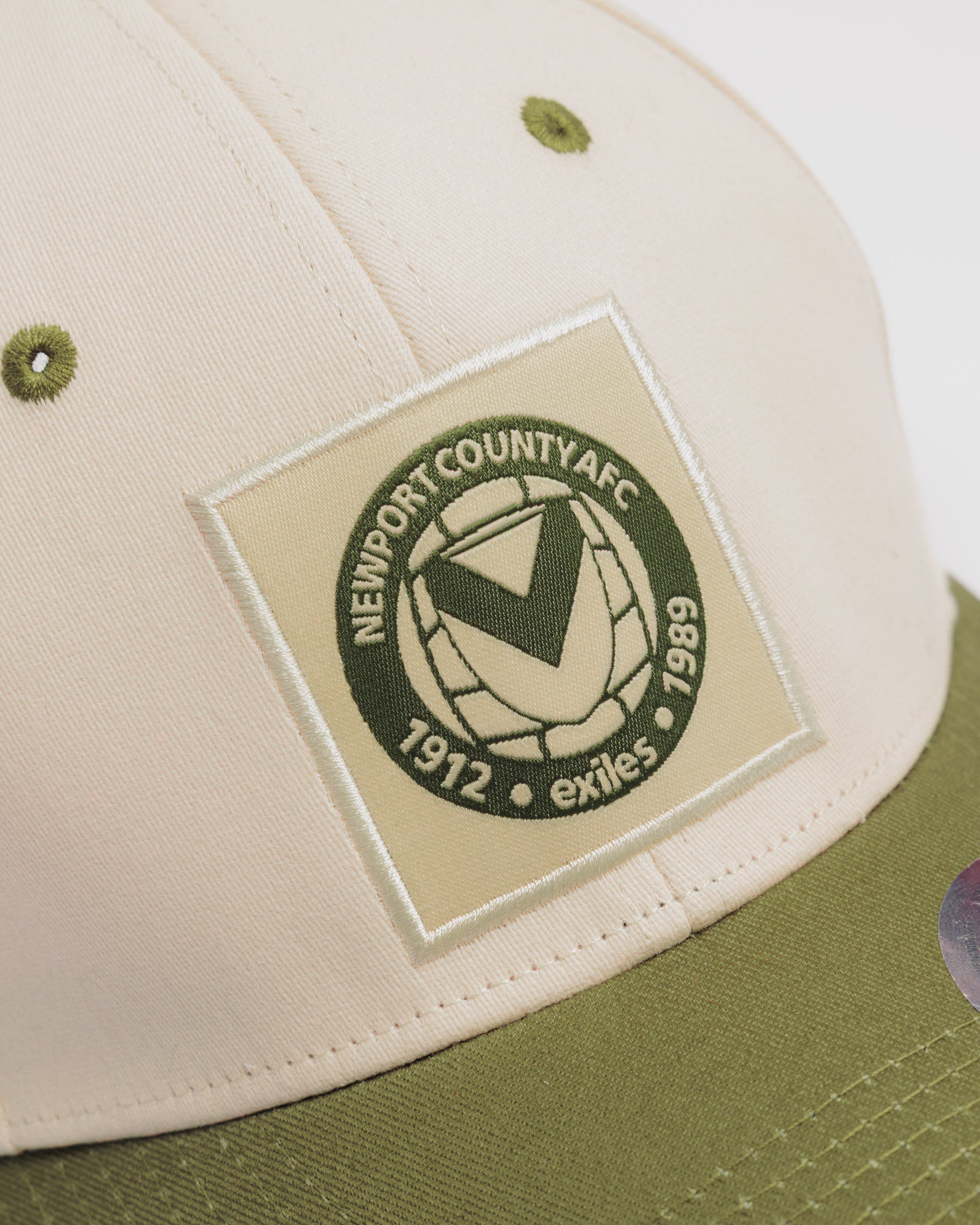 Newport County AFC 26/27 Classic Cap Ecru/Dark Olive