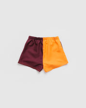 Harlequin Short Maroon/Amber