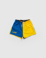 Harlequin Short Royal/Yellow