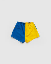 Harlequin Short Royal/Yellow