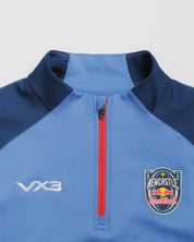 Newcastle Red Bulls 26/27 Vertex Half Zip Top Light Blue/Navy/Red