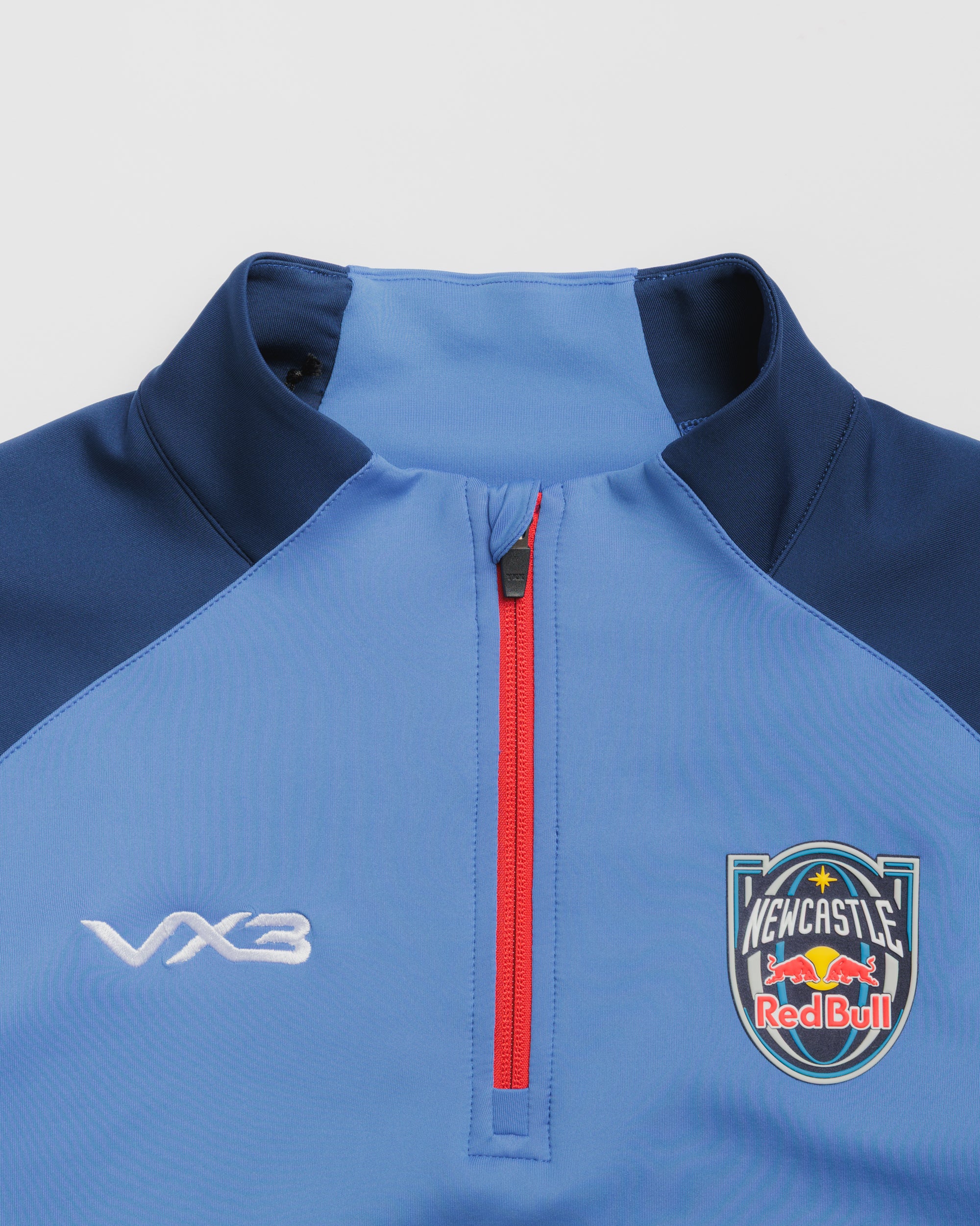 Newcastle Red Bulls 26/27 Vertex Half Zip Top Light Blue/Navy/Red
